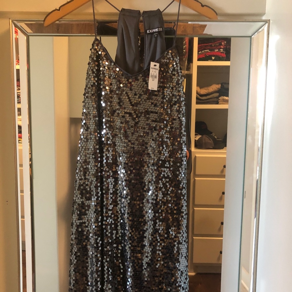 Express sequin dress size small